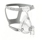 CPAP Full Face Mask Replacement Cushion Set, Detachable Buckle & Rotatable Elbow, Universal 22mm Interface for Sleep Apnea Users