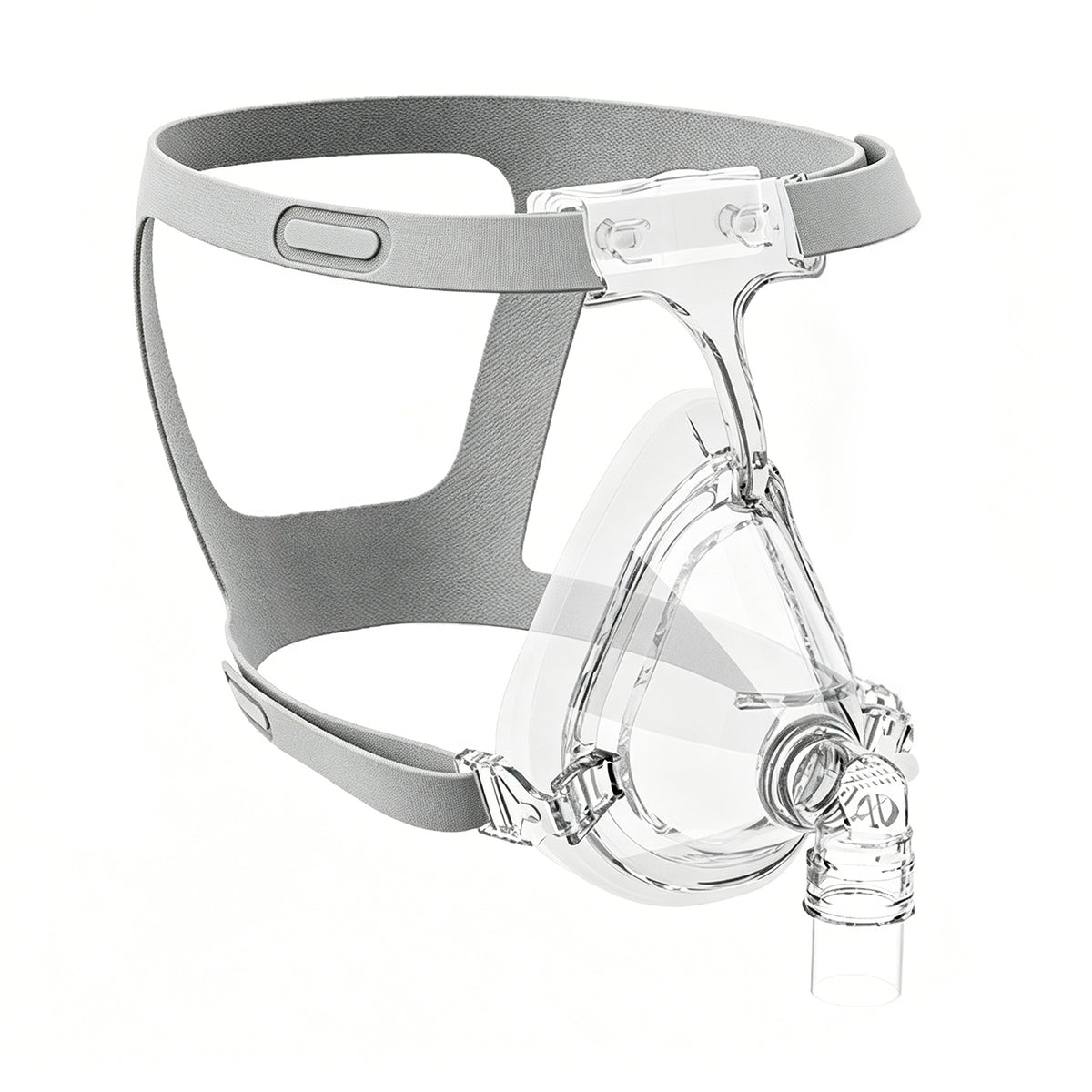 CPAP Full Face Mask Replacement Cushion Set, Detachable Buckle & Rotatable Elbow, Universal 22mm Interface for Sleep Apnea Users