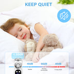 Portable Mesh Nebulizer U206, Handheld Rechargeable Nebulizer Machine for Adults & Kids, Silent Ultrasonic Inhaler with Digital Timing Display for Respiratory Treatment