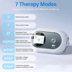 Smart Auto Dual-Level CPAP & BiPAP Machine DF-925 for Sleep Apnea - 7 Therapy Modes with Heated Humidifier & Full Face Mask