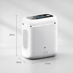 2.1kg Ultra‑Light Portable Oxygen Concentrator DF-012BX, AI Smart Pulse Mode, Stable 95% Oxygen Concentration, Removable Battery, 10‑Stage Filtration for Purified Oxygen