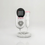 Home Fetal Doppler T502, 3.0MHz Sensitive Probe, DSP Noise Reduction, TFT Color Display, Safe for Prenatal Baby Heart Rate Monitoring at Home - O2Pura