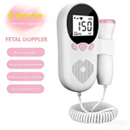 Home Fetal Doppler T502, 3.0MHz Sensitive Probe, DSP Noise Reduction, TFT Color Display, Safe for Prenatal Baby Heart Rate Monitoring at Home - O2Pura