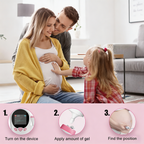 Home Fetal Doppler T502, 3.0MHz Sensitive Probe, DSP Noise Reduction, TFT Color Display, Safe for Prenatal Baby Heart Rate Monitoring at Home - O2Pura