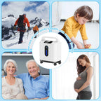 Oxygen Concentrator DF-11 (2-in-1) with Atomization - 1-8L Adjustable Flow, HD Display & Remote Control