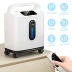 Oxygen Concentrator DF-11 (2-in-1) with Atomization - 1-8L Adjustable Flow, HD Display & Remote Control
