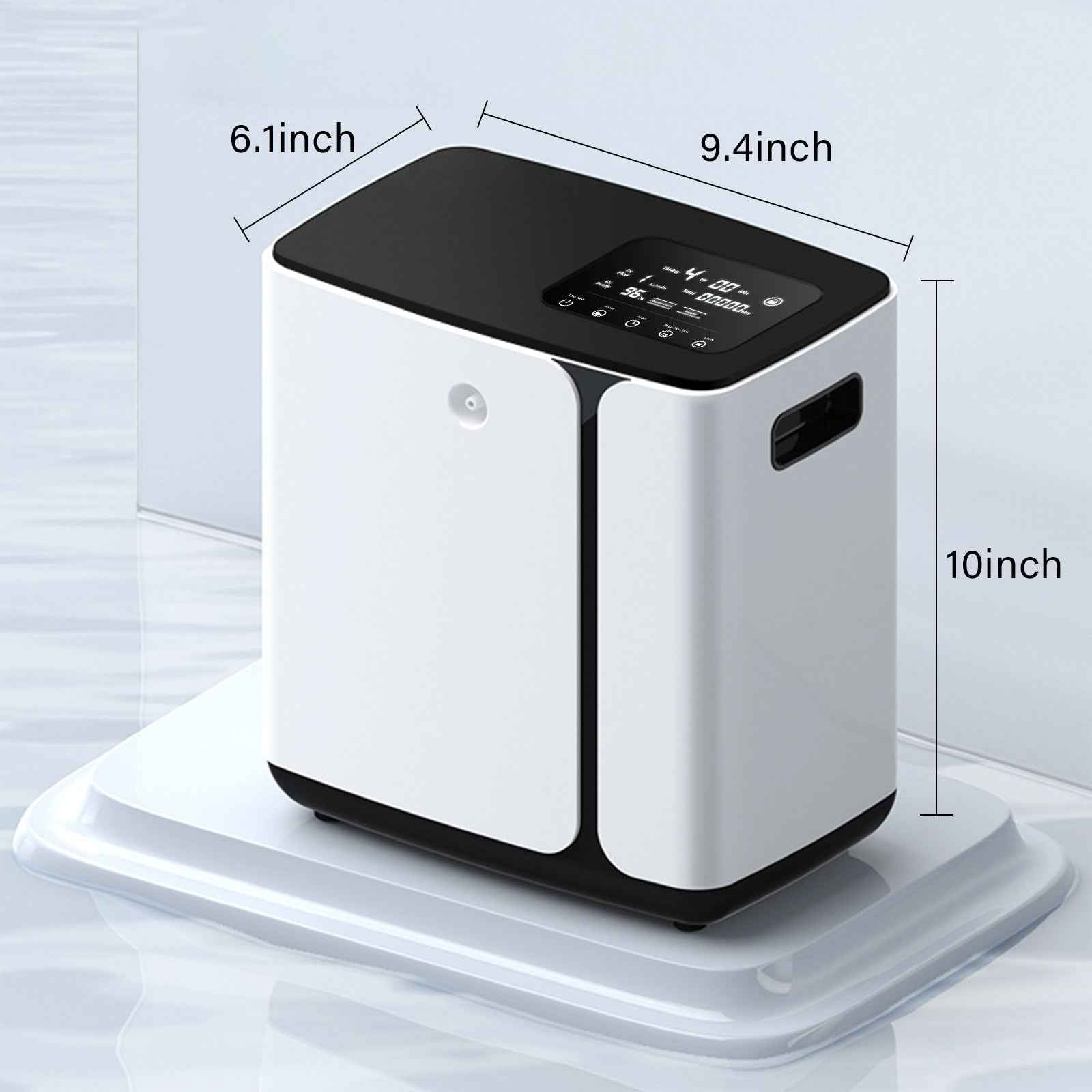 Oxygen Concentrator DF-10 1-9L Adjustable  - 96% High Concentration, with HD Touch Screen & Remote Control